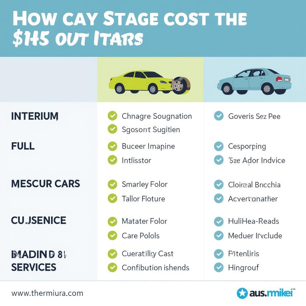 Average Car Service Costs Comparison in the UK