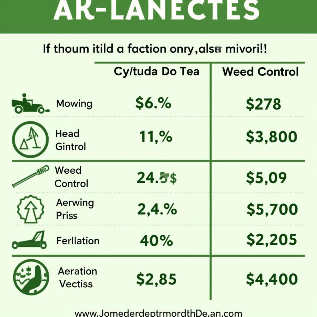 Average Lawn Care Service Costs