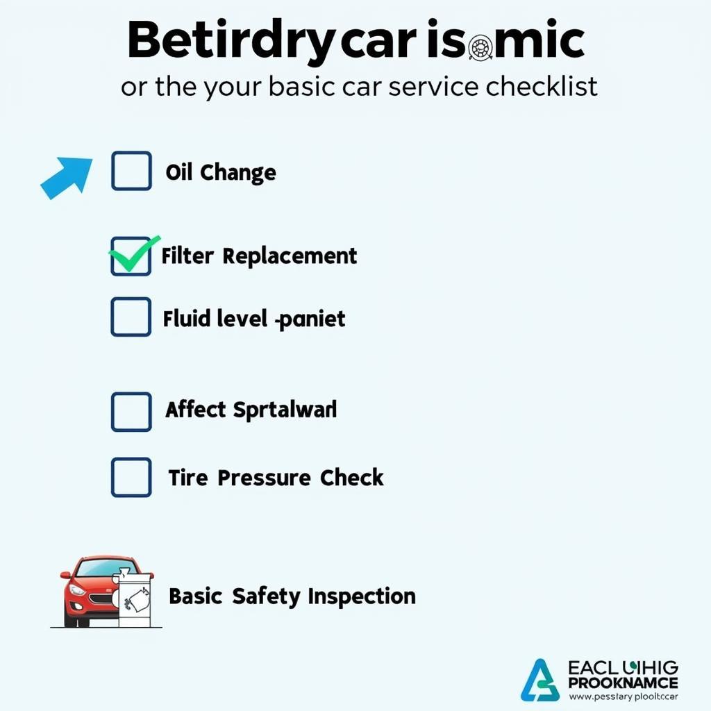 Basic Car Service Checklist