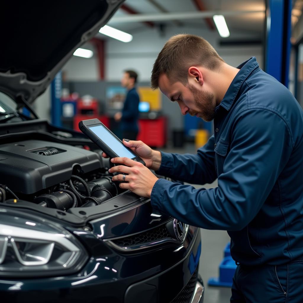 Basingstoke Car Service Garage Inspection