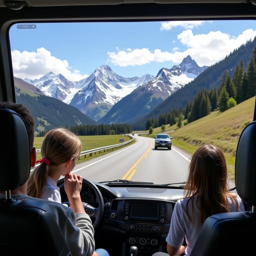 Scenic Mountain Views from Beaver Creek Car Service