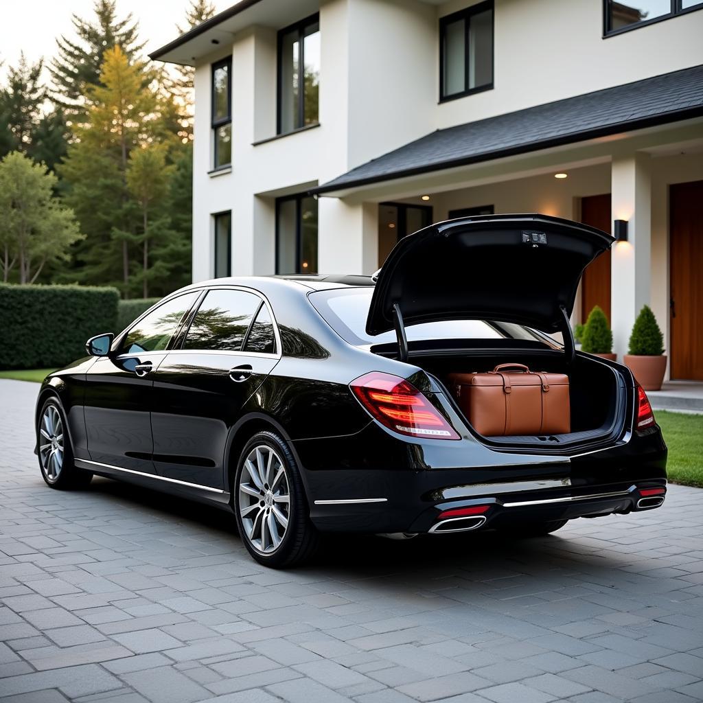 Luxury sedan providing car service from NJ to JFK