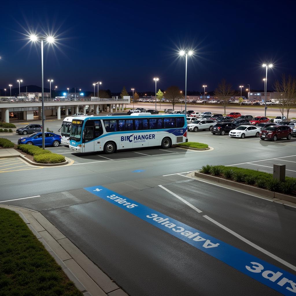 Birchanger Services Car Parking Overview