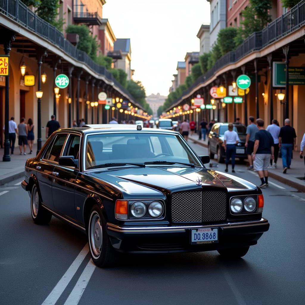 Black Car Service Navigating the French Quarter in New Orleans