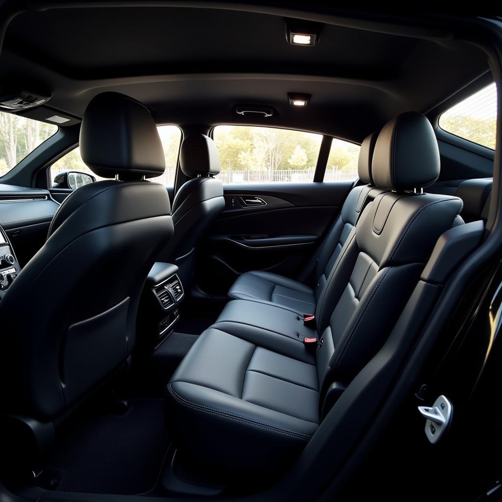 Interior of a Blackberry Car at Heathrow