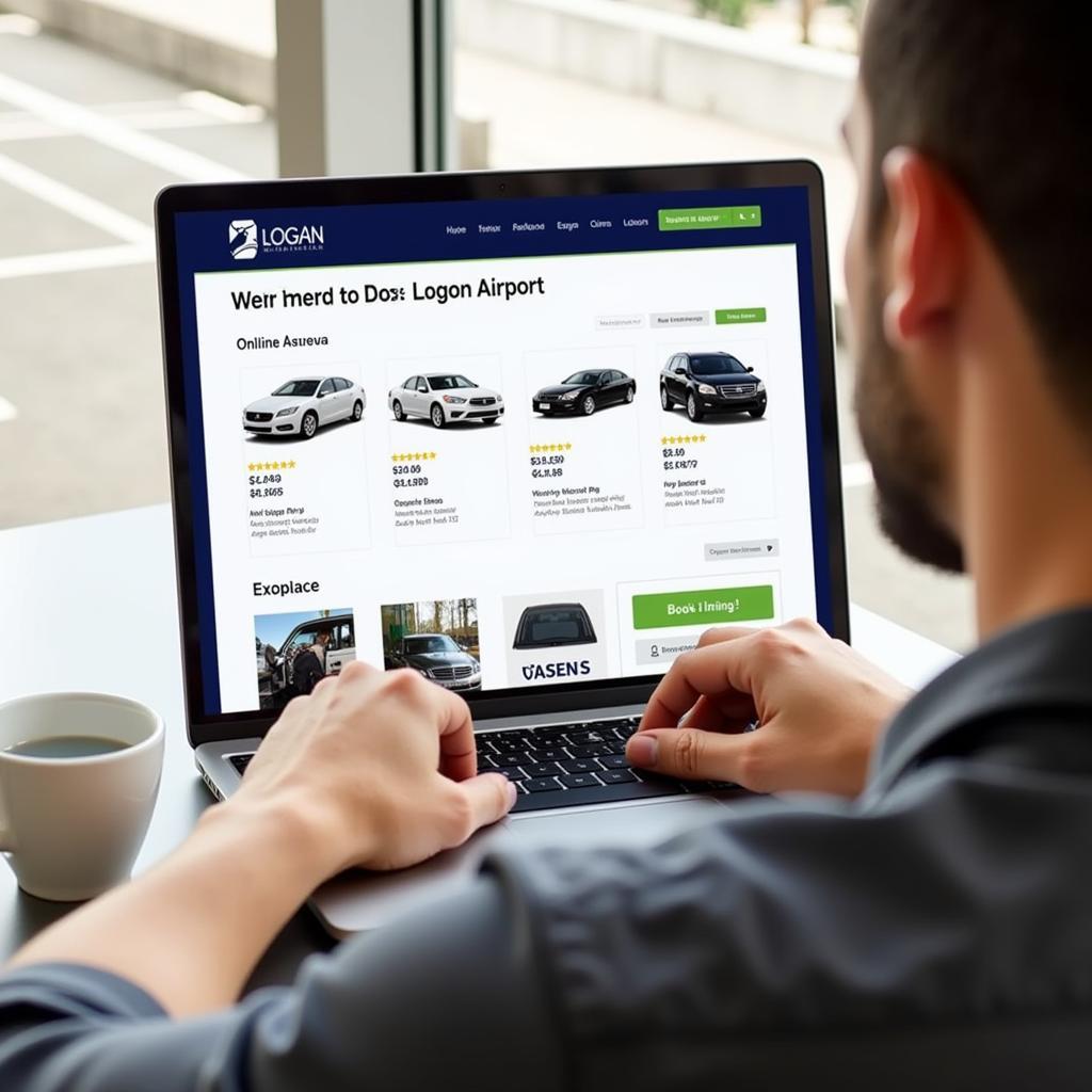 Booking a car service at Logan Airport online