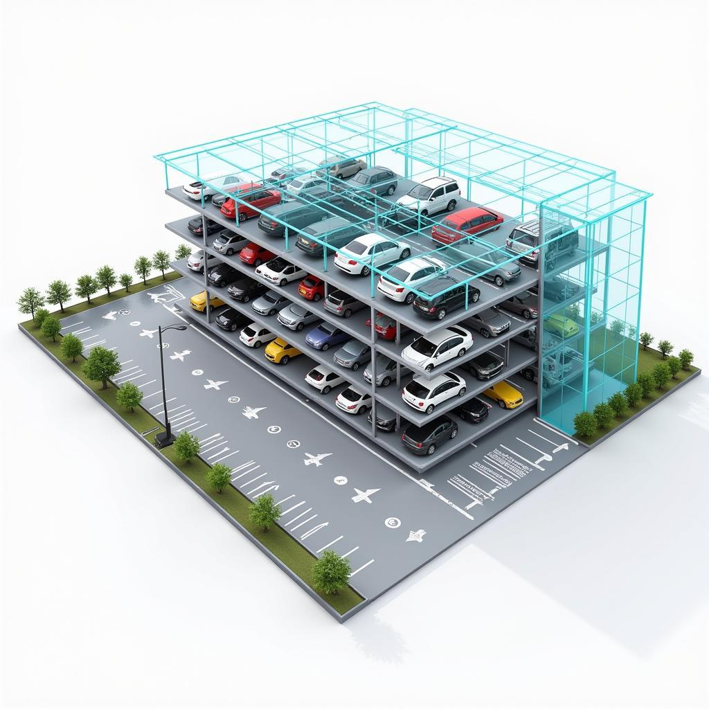 Bosch 5 Levels Car Park Space Optimization