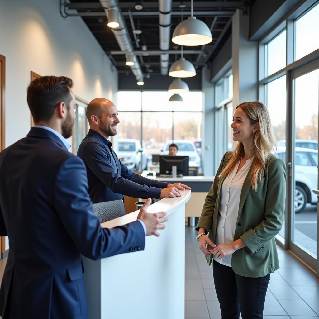 Bosch Car Service Reception Area in Bolton