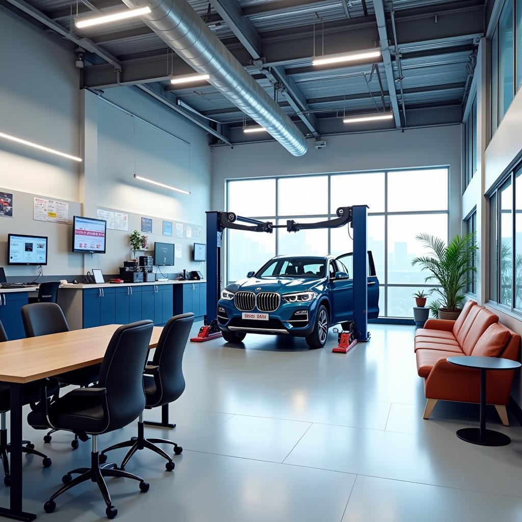 Modern Bosch Car Service Center Facility in Bangalore