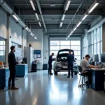 Bosch Car Service Center Interior