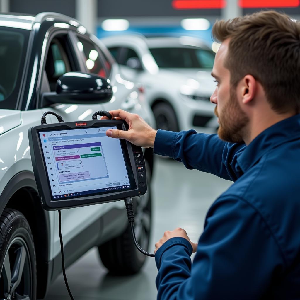 Advanced Diagnostic Equipment at Bosch Car Service