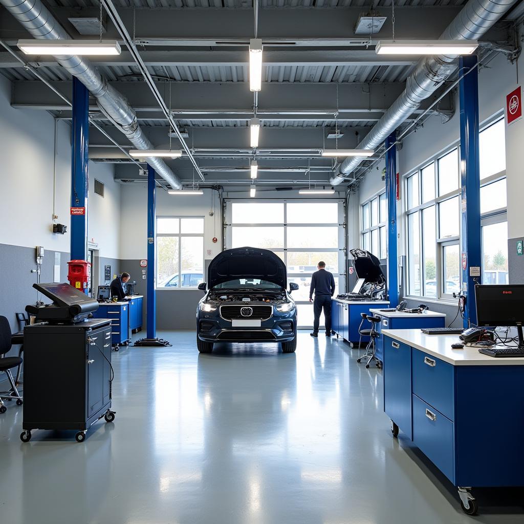 Modern and Well-Equipped Bosch Car Service Workshop in Helsinki