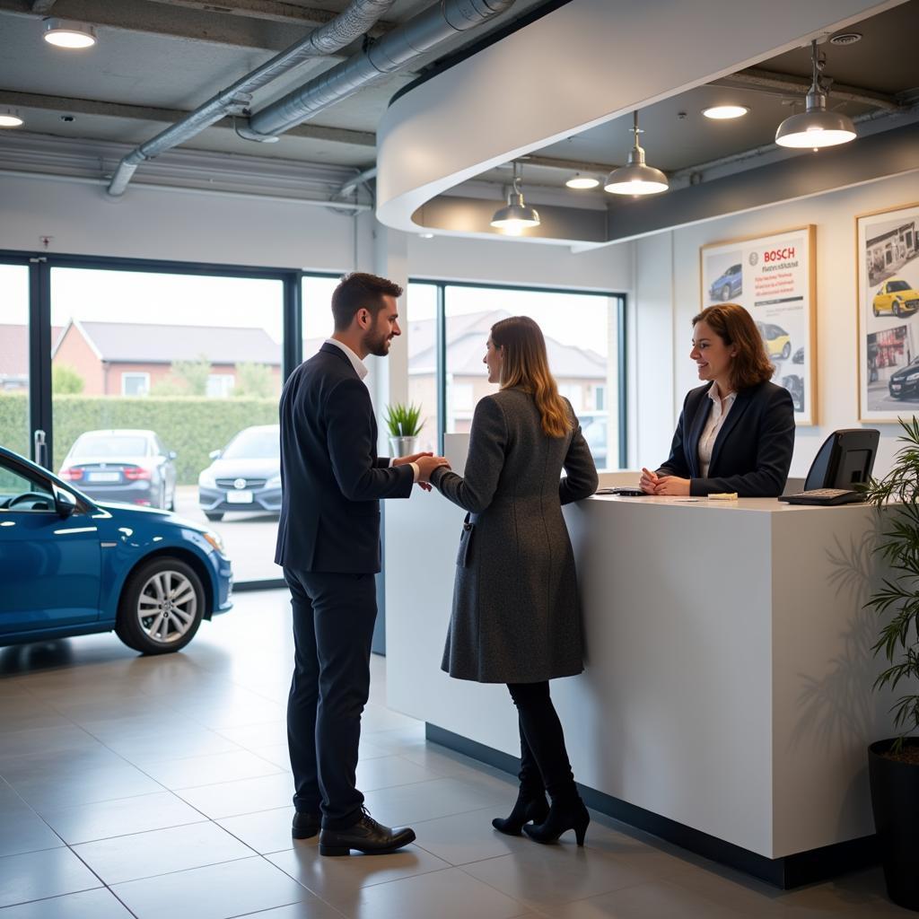 Bosch Car Service MOT Centre Reception Area