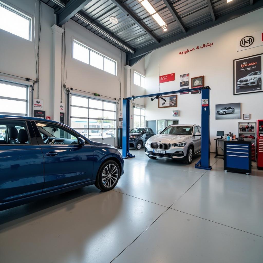 Modern Bosch Car Service Workshop in the UAE