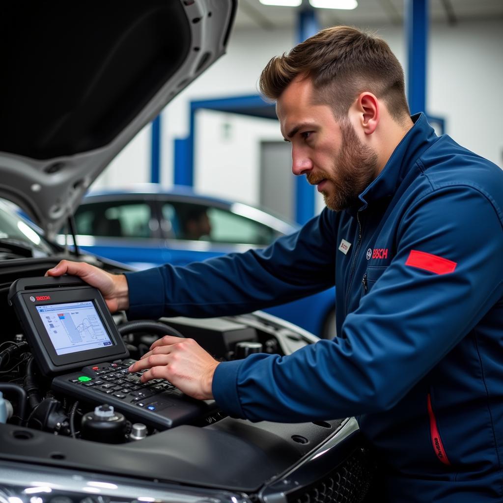 Bosch Certified Technician Working