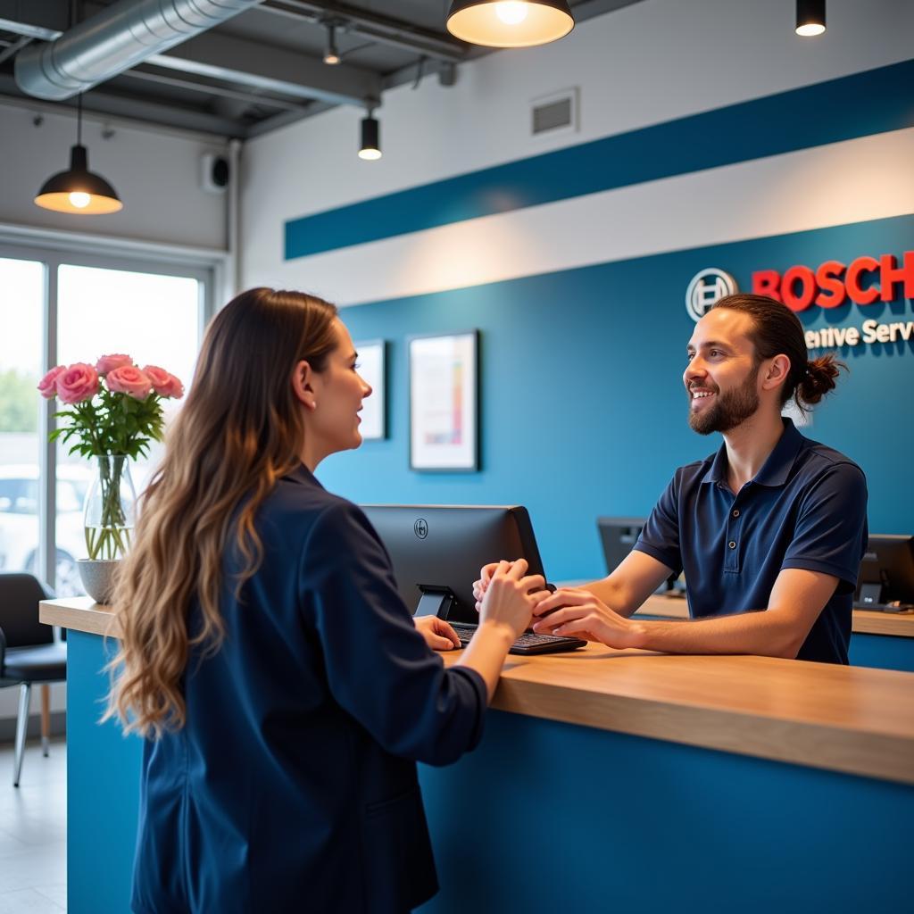 Bosch Euro Car Service Customer Interaction