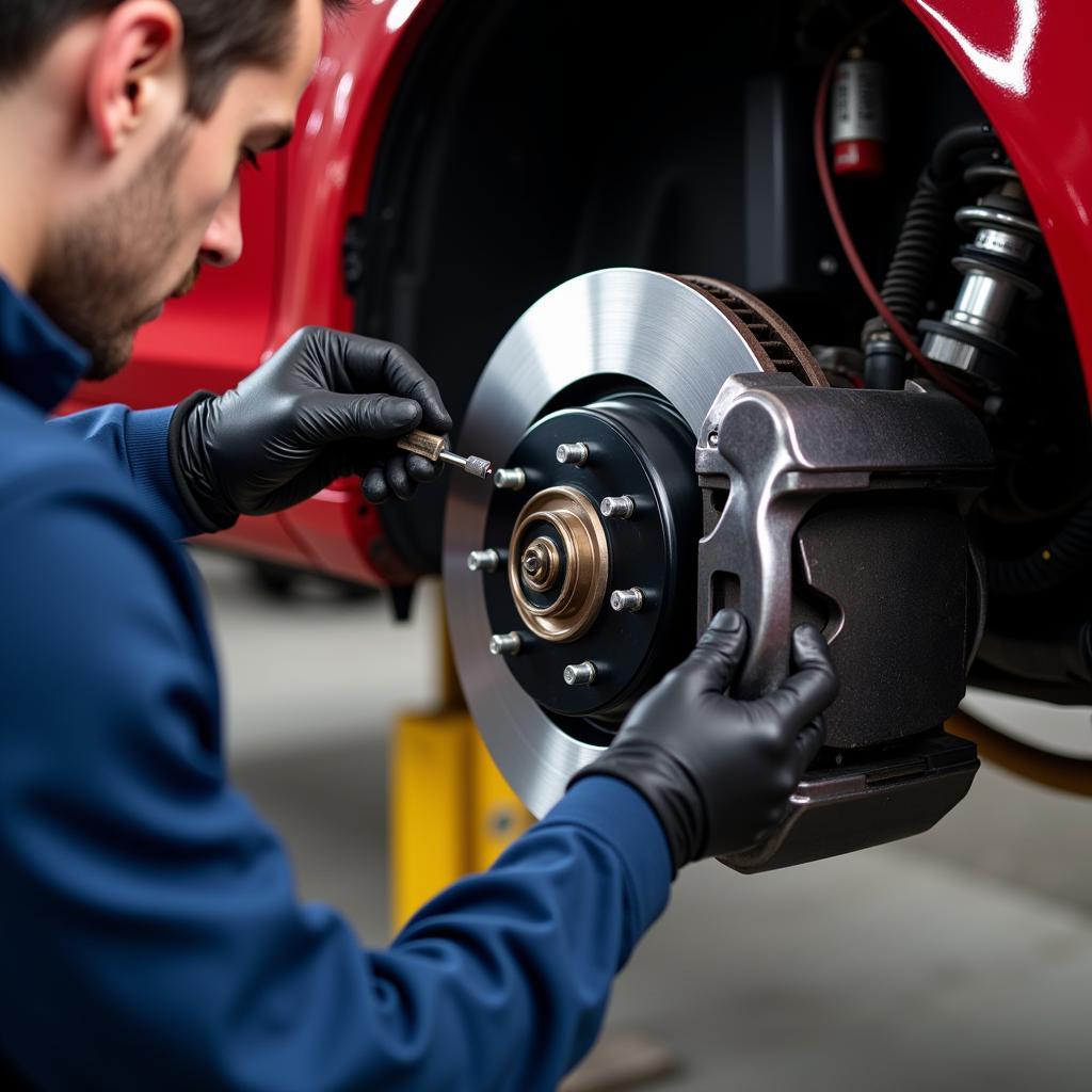 Brake System Inspection During a Major Car Service