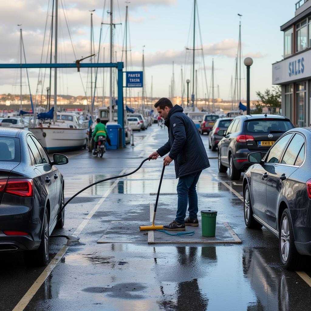 Eco-friendly car wash services in Brighton Marina