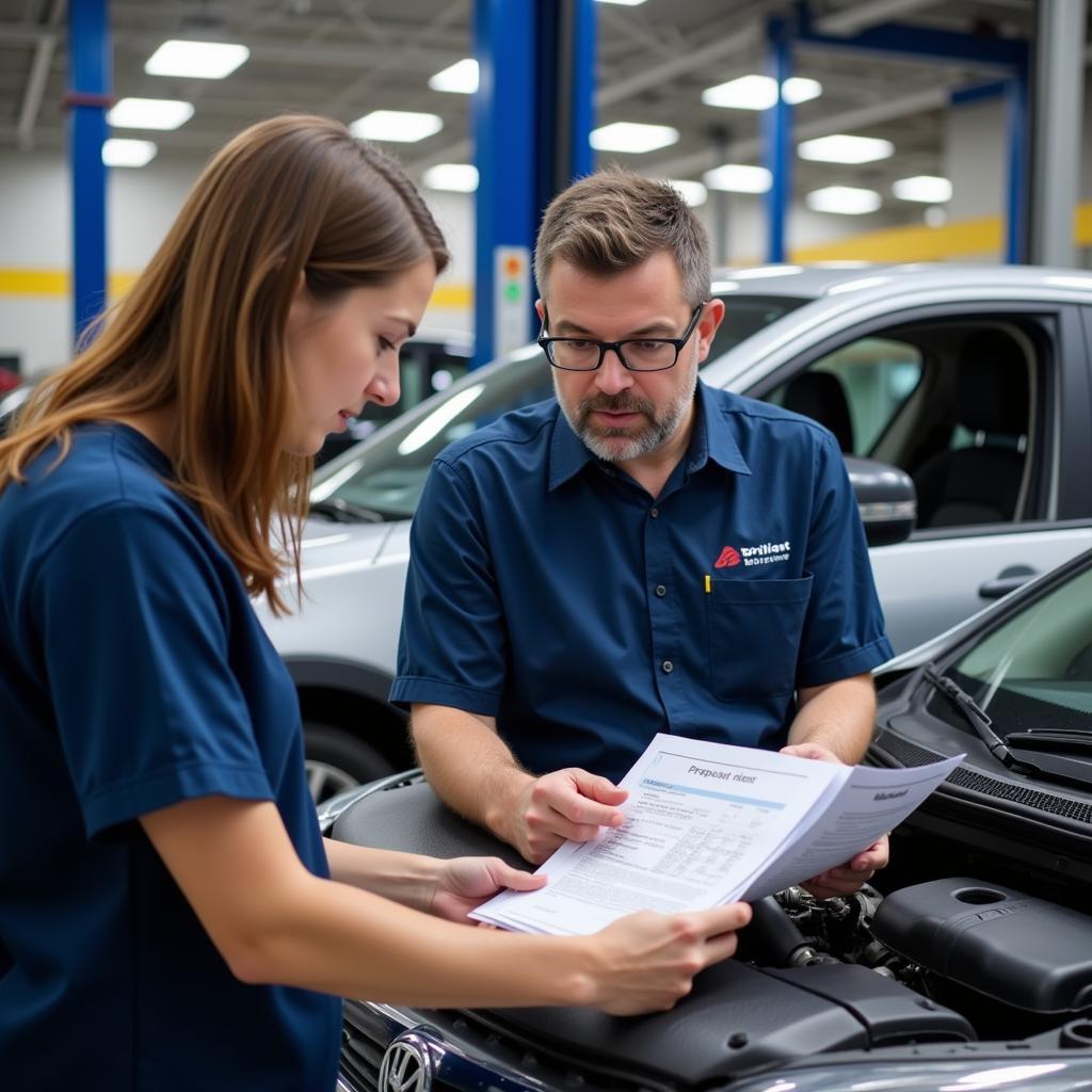 Customer Interaction at Brilliant Car Services