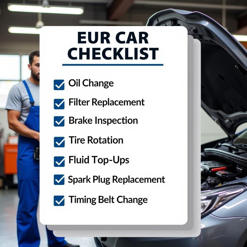 BSI Car Service Checklist