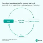 Bupa Care Services Ownership Structure Diagram