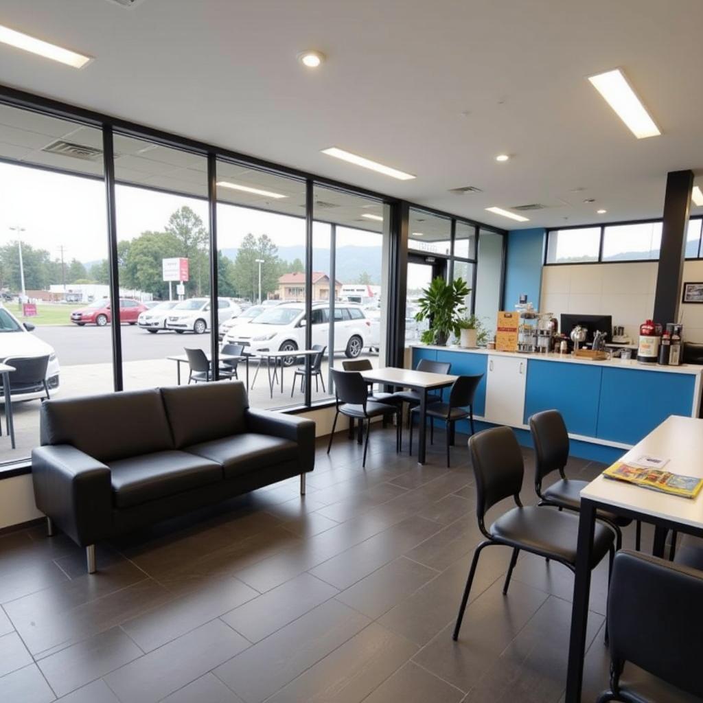 Comfortable Customer Waiting Area in a Cairnlea Car Service Centre