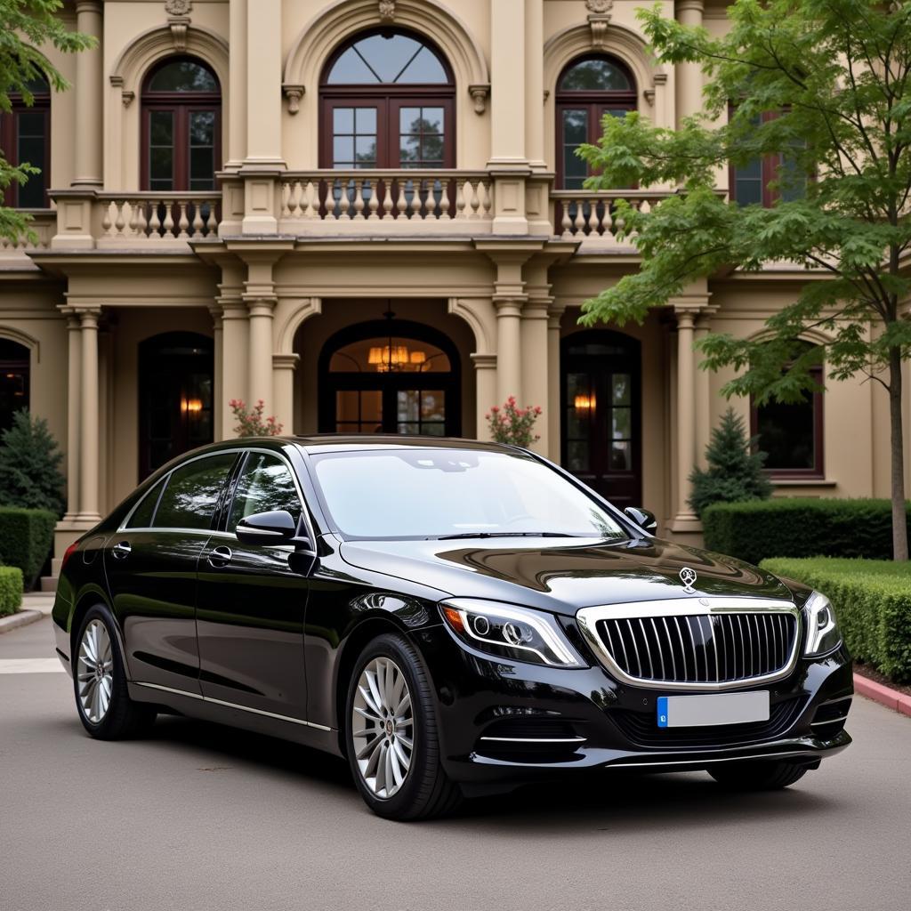 Cambridge Private Car Service: Luxurious travel experience with a professional chauffeur.