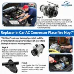 Car AC Compressor Replacement Process