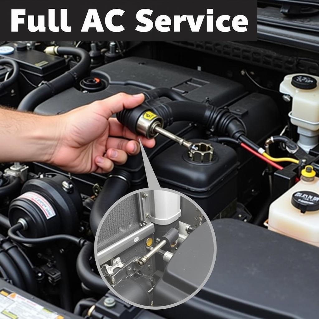 Car AC Full Service Components Inspection