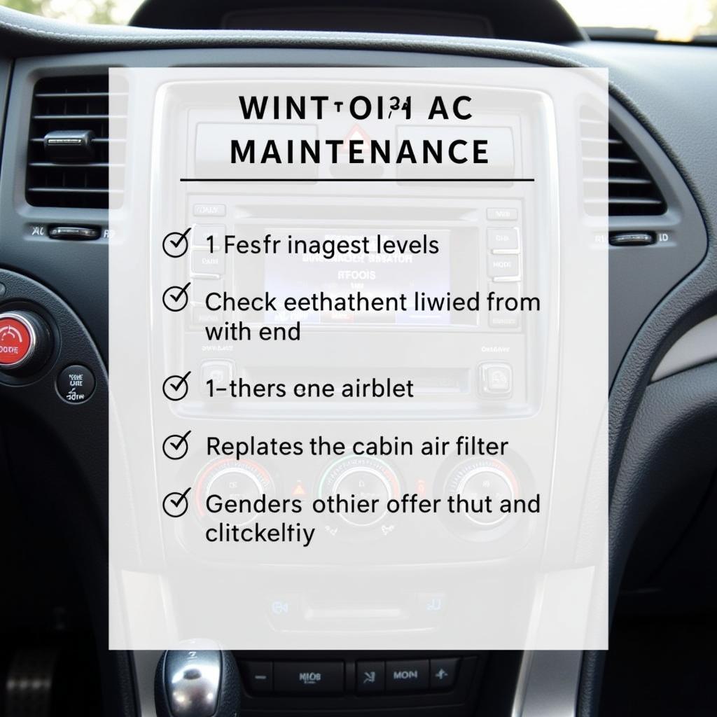 Car AC Maintenance Tips Bridgewater