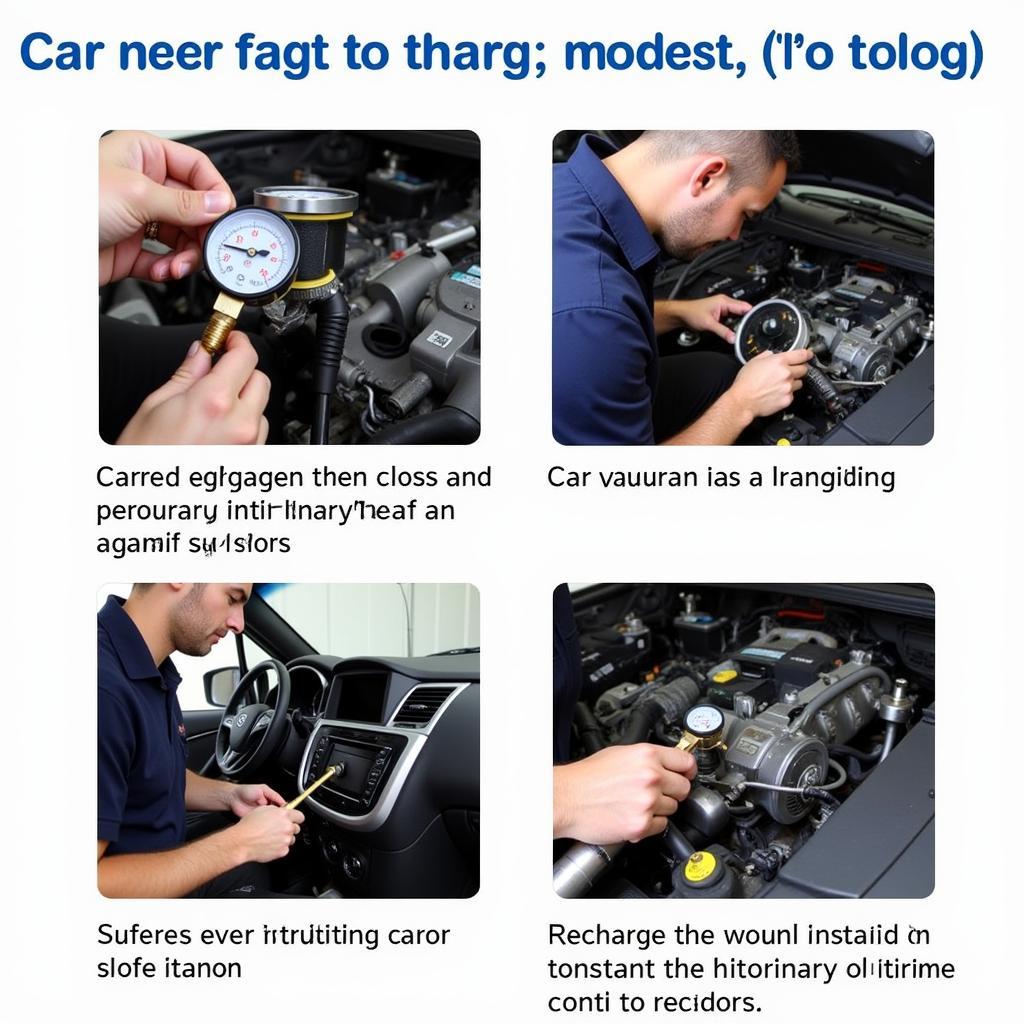 Car AC Recharge Process