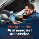 Mechanic Checking Car AC Refrigerant Levels