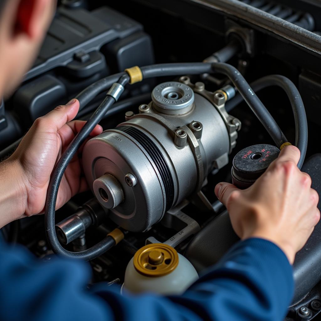 Car AC Service Nottingham: Inspecting System Components