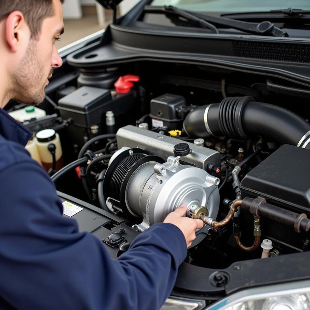 Car A/C Service and Re-gas Inspection