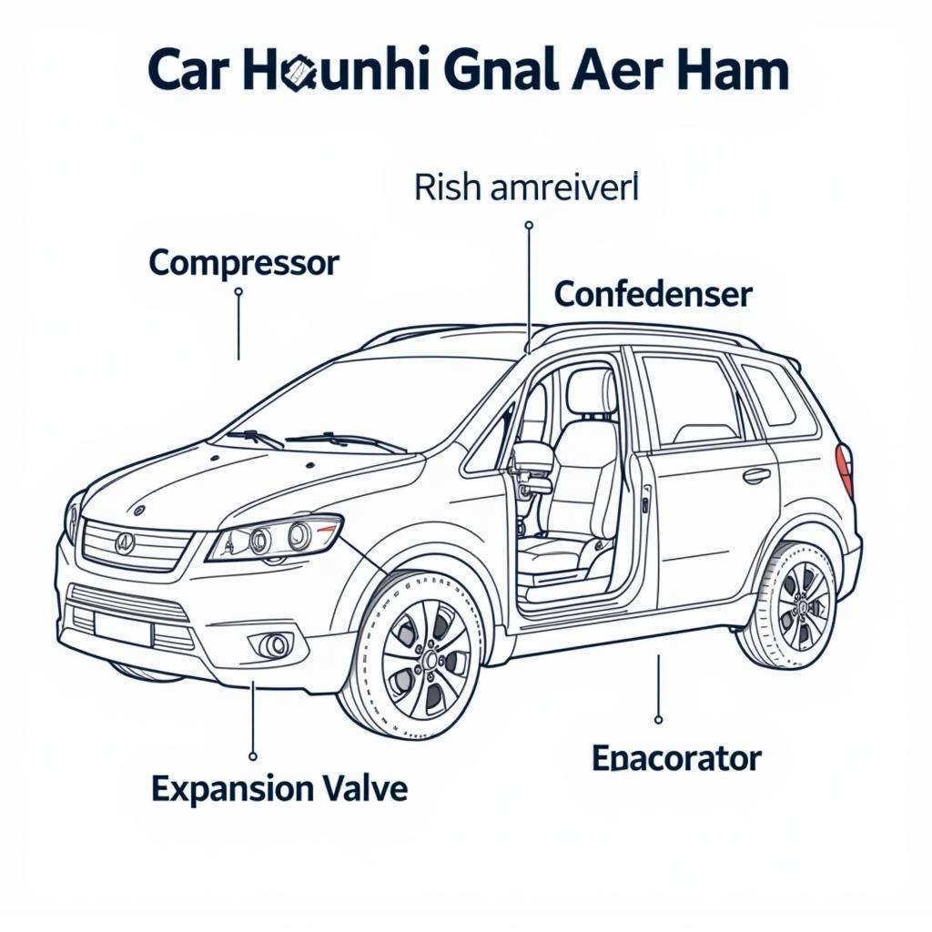 Car AC System Components