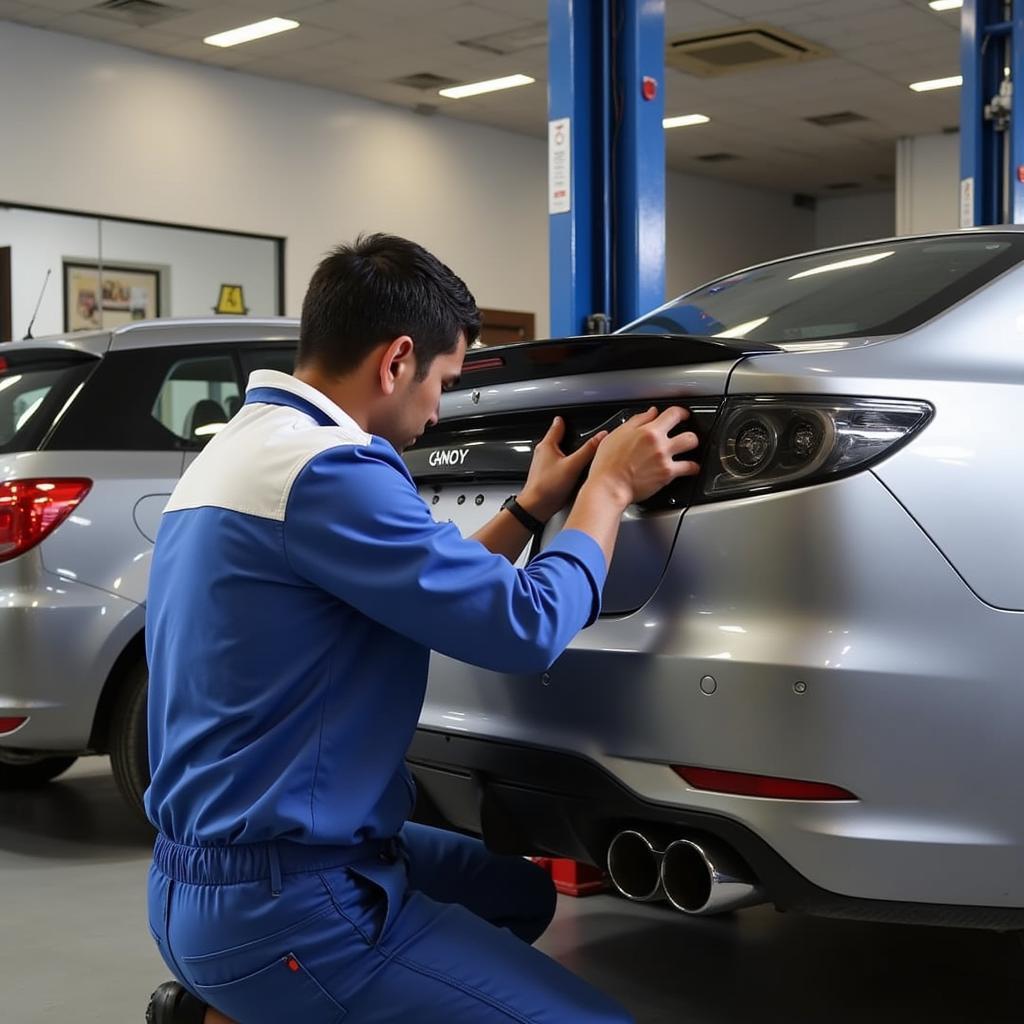 Professional car attachment installation in Hyderabad