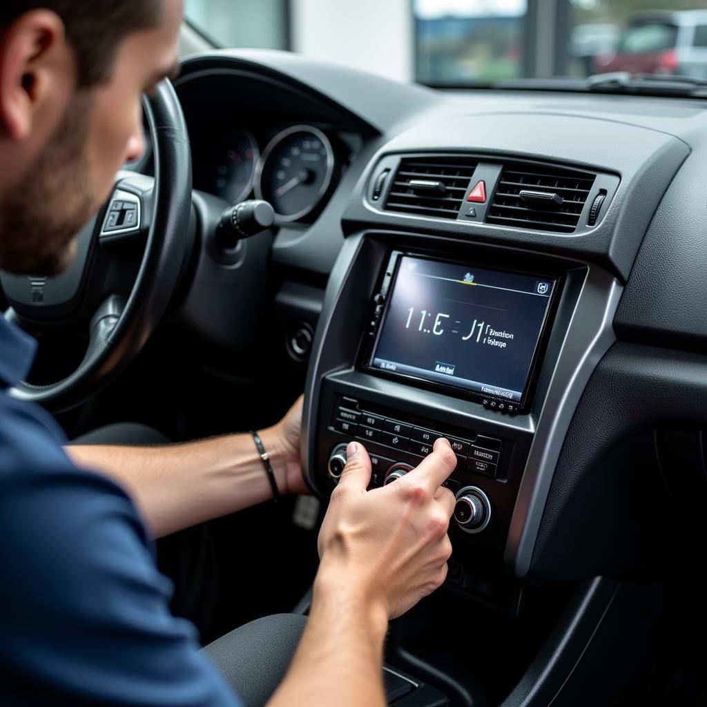 Professional Car Audio Installation Process