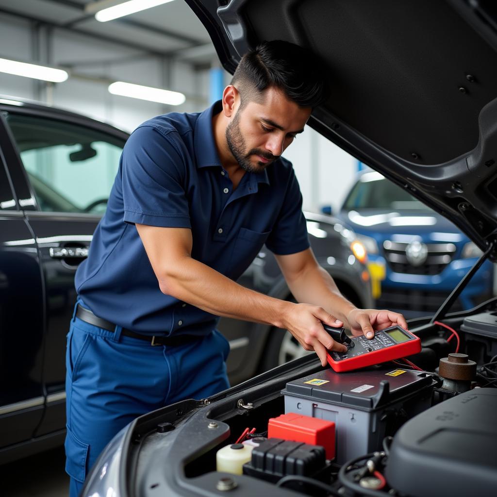 Car Battery Maintenance Check in Singapore