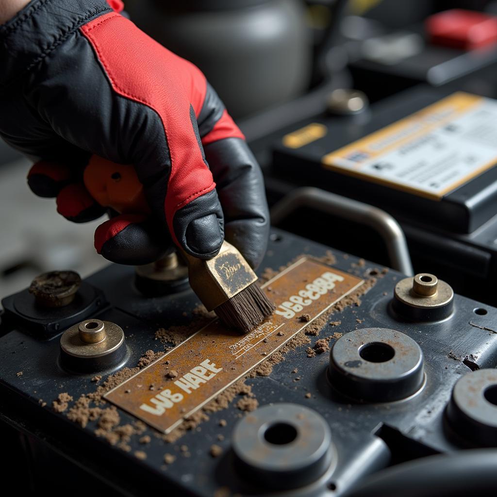 Cleaning Car Battery Terminals in Escondido