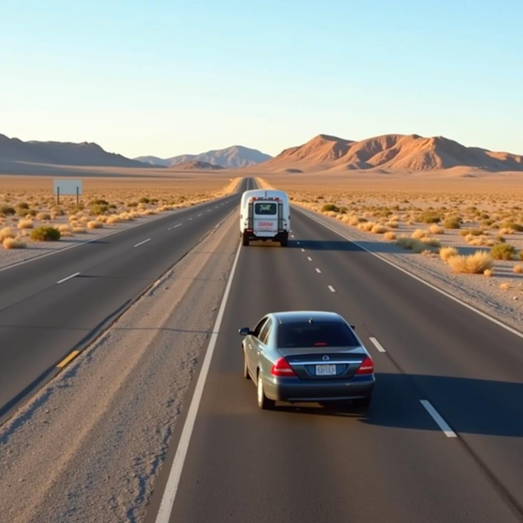 Roadside Assistance on Las Vegas to Los Angeles Route