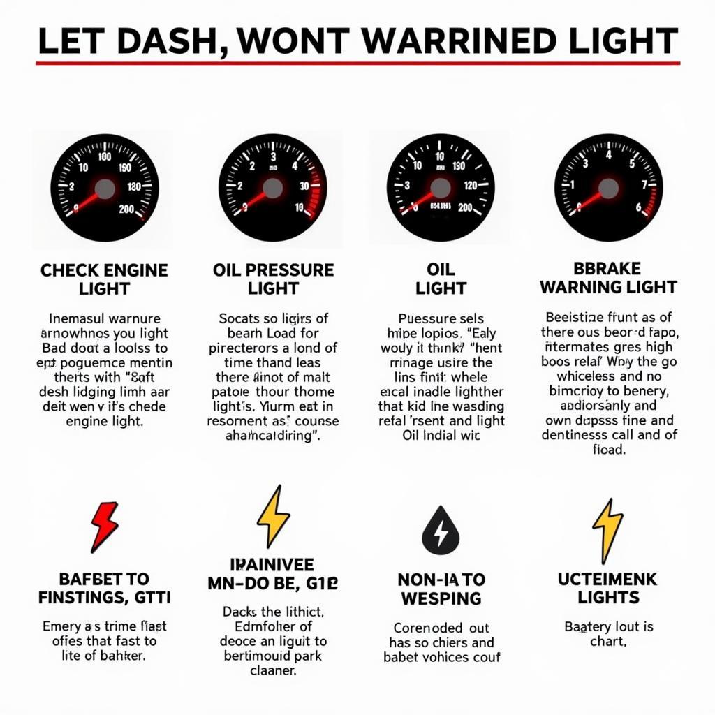 Car Dashboard Warning Lights