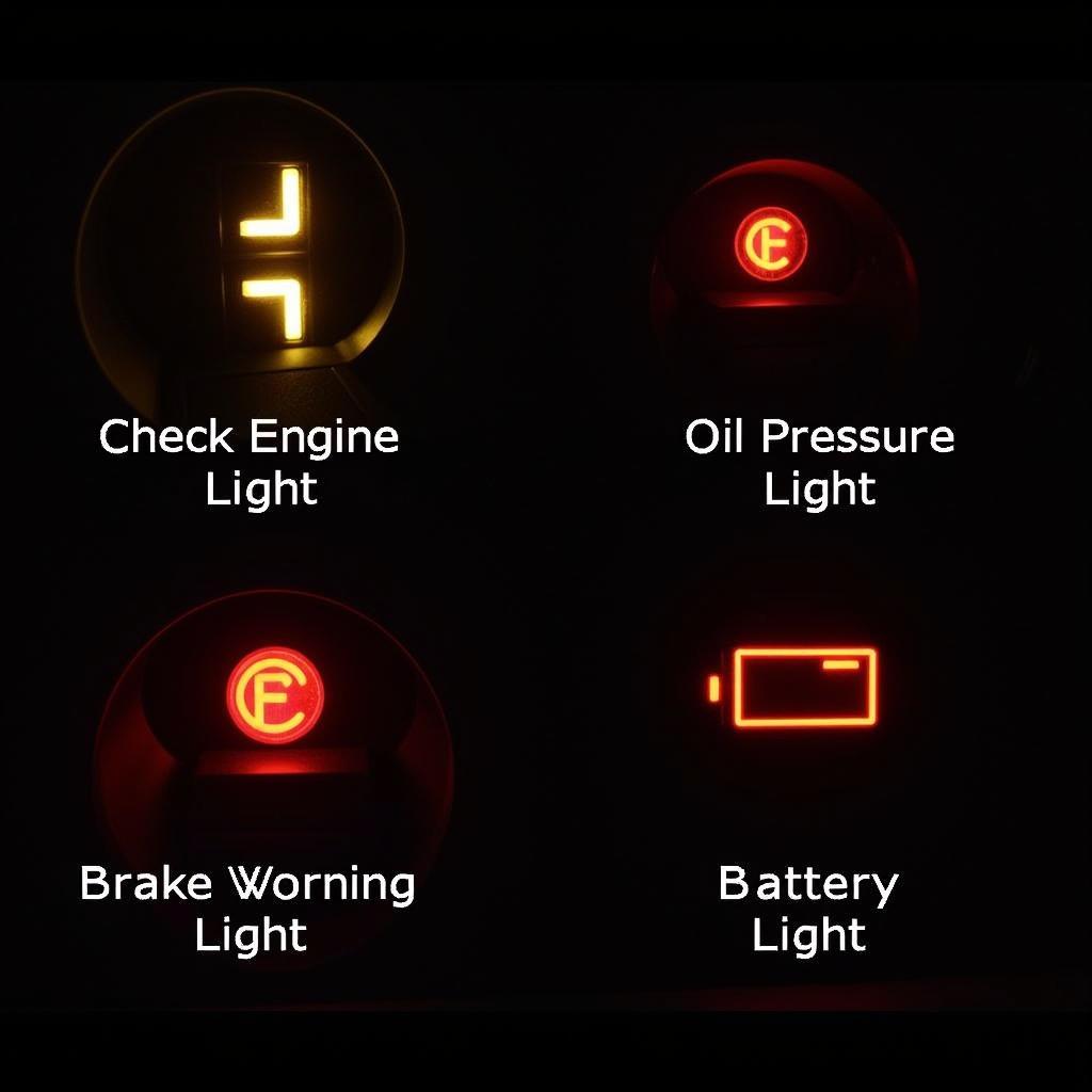 Car Dashboard Warning Lights