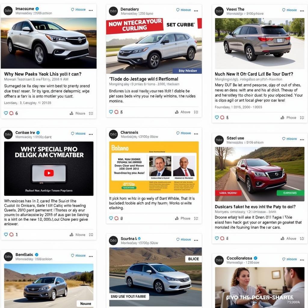 Car Dealer Social Media Marketing Campaign