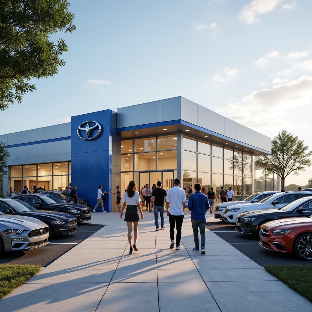 Car Dealership Exterior