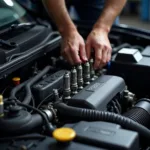 Boosting car engine performance through timely service and maintenance.