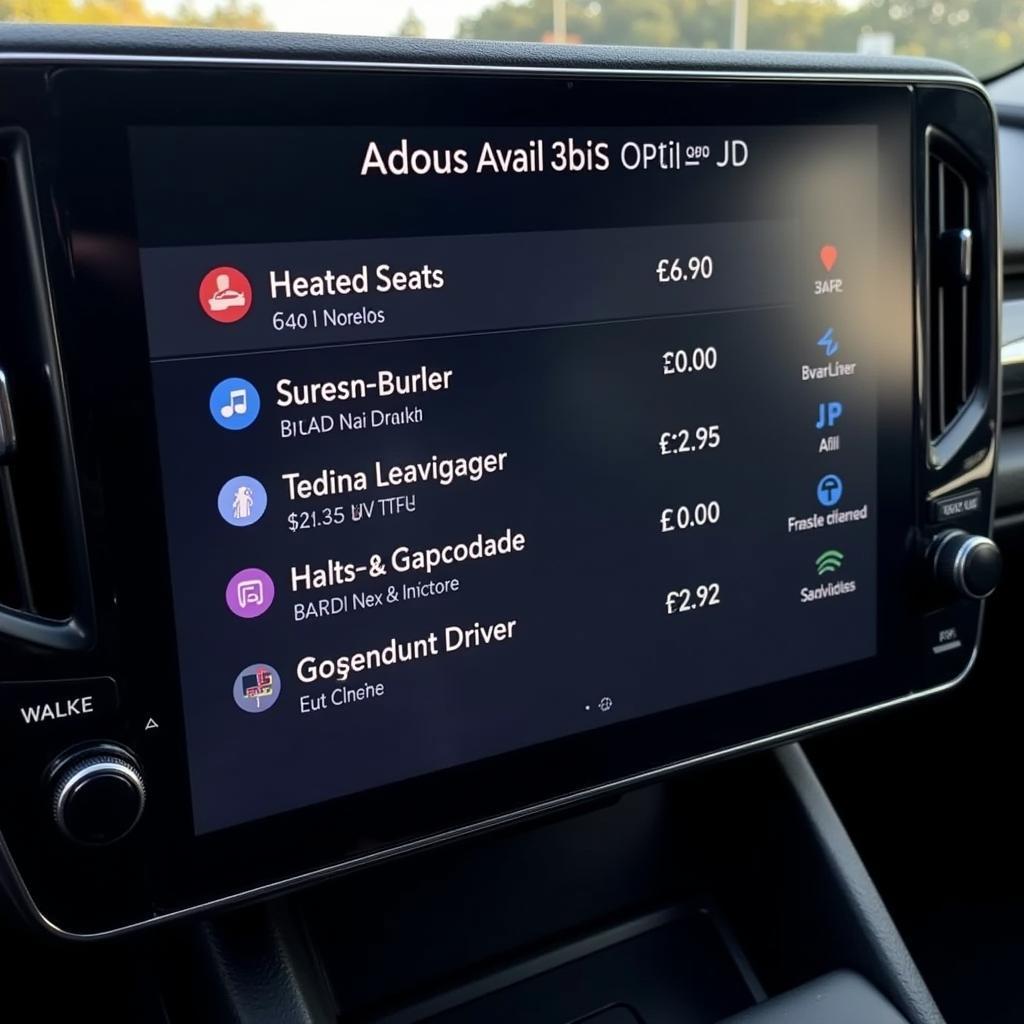 Car Feature Subscription Dashboard