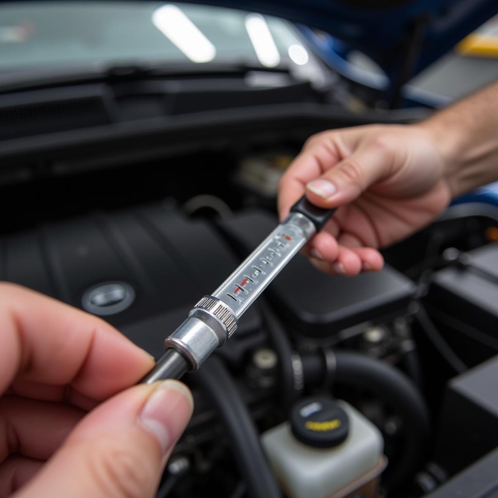 Checking Car Fluids