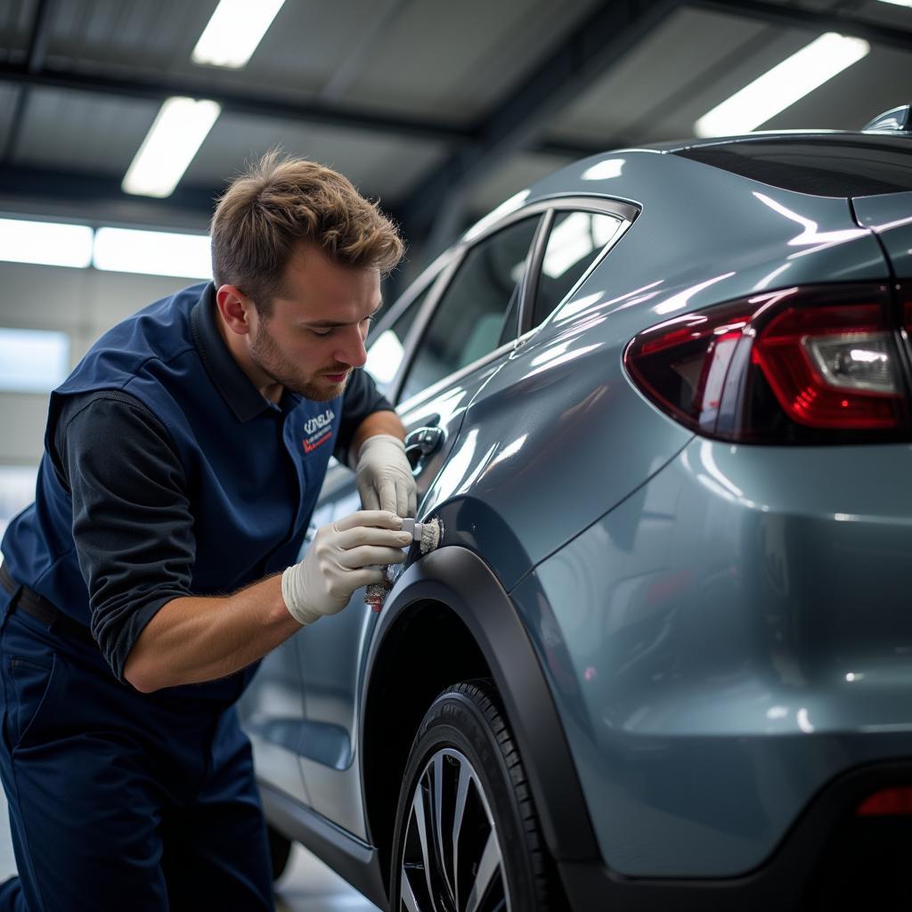 Professional Car Glazing Process in Telford