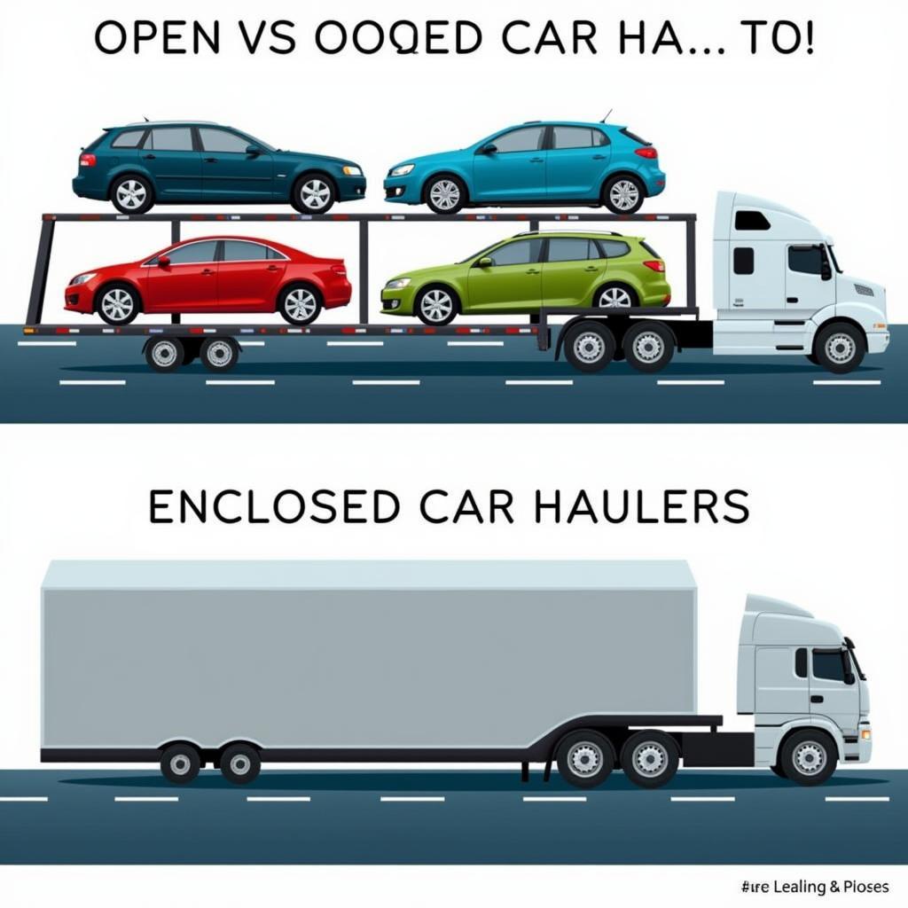 Car Hauler Types: Open vs. Enclosed