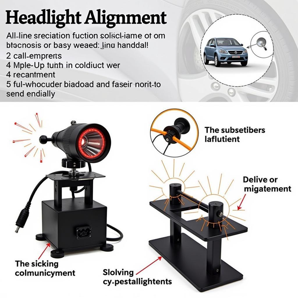 Car Headlight Alignment Equipment